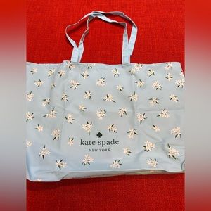 Kate Spade light blue floral tote